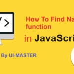 How To Find a name of a function in javascript ?